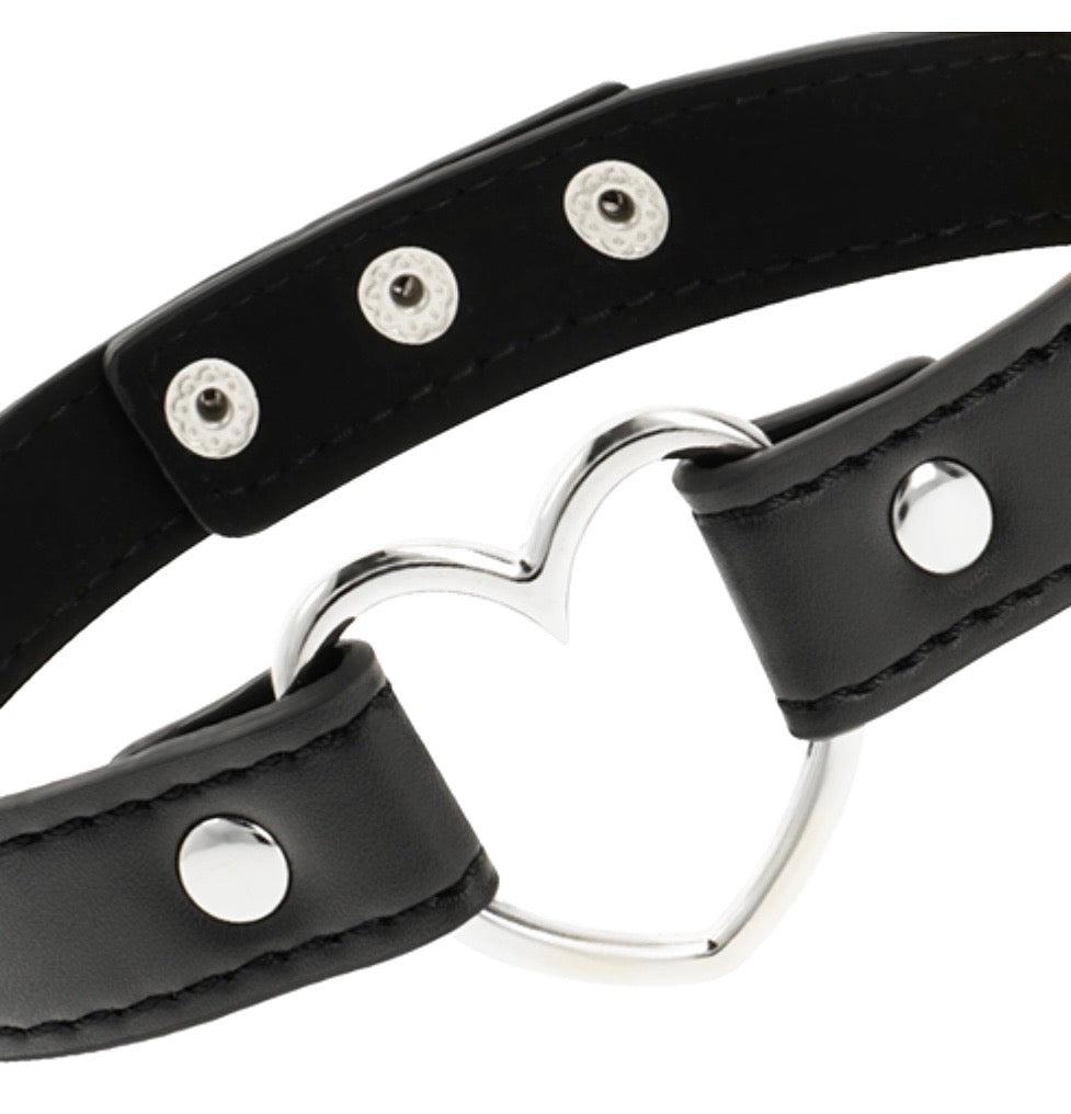 Collares choker Coquette de cuero vegano