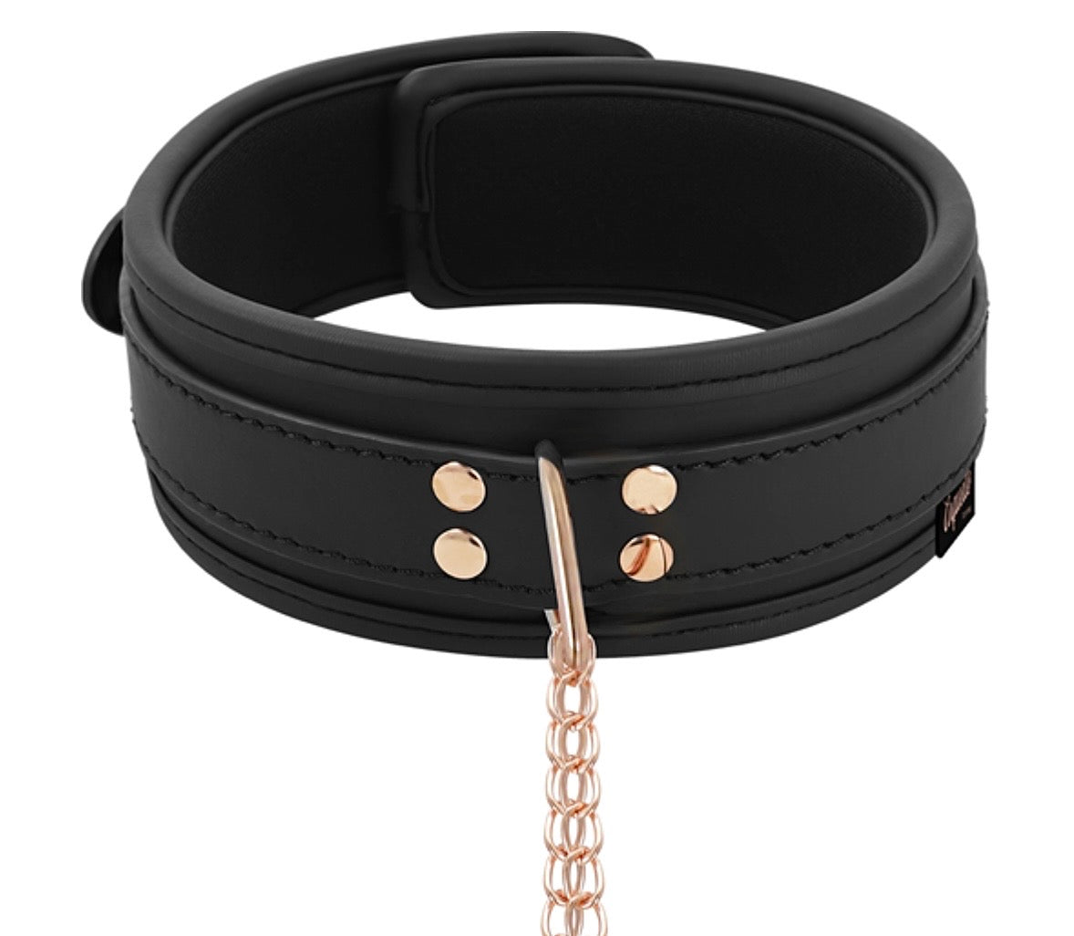 Coquette Fantasy: Collar BDSM con pinzas pezones