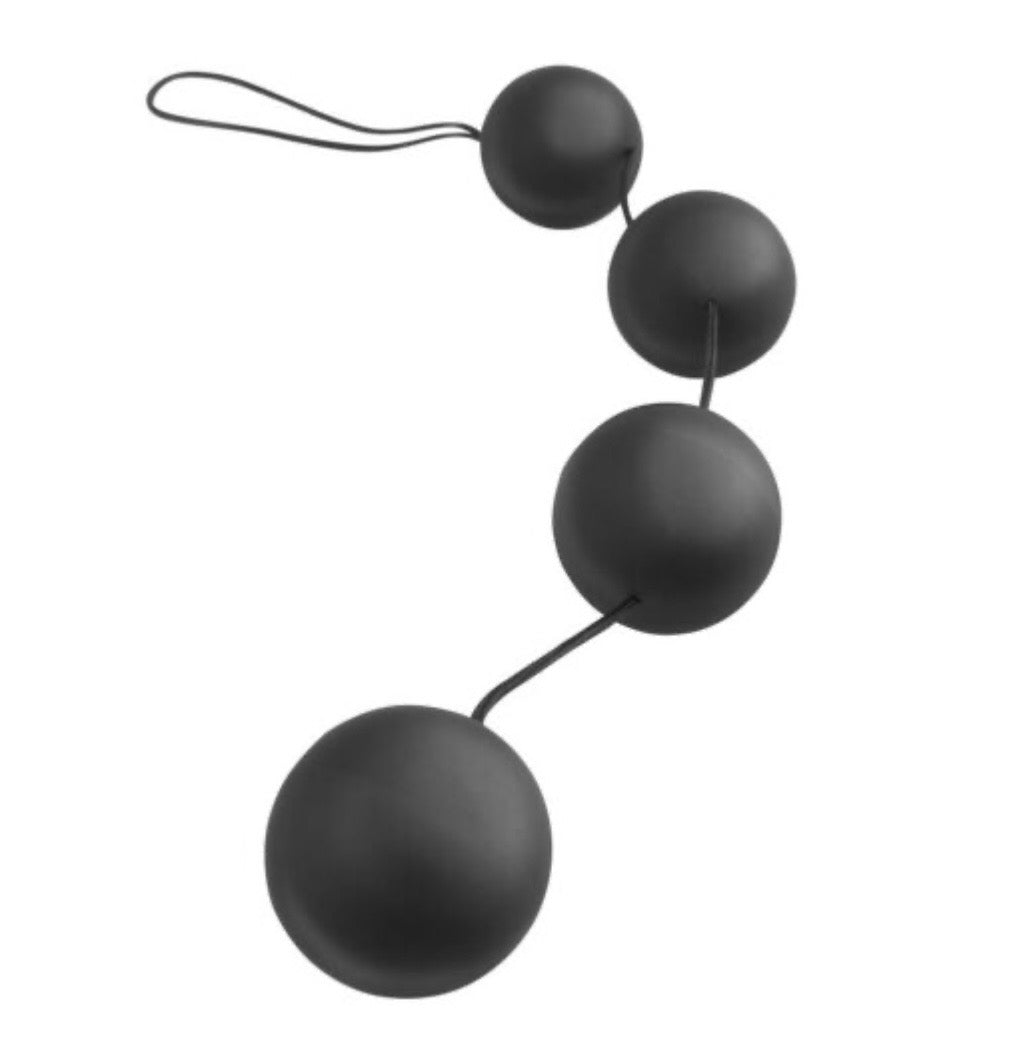 ANAL FANTASY: Bolas chinas de goma con vibración