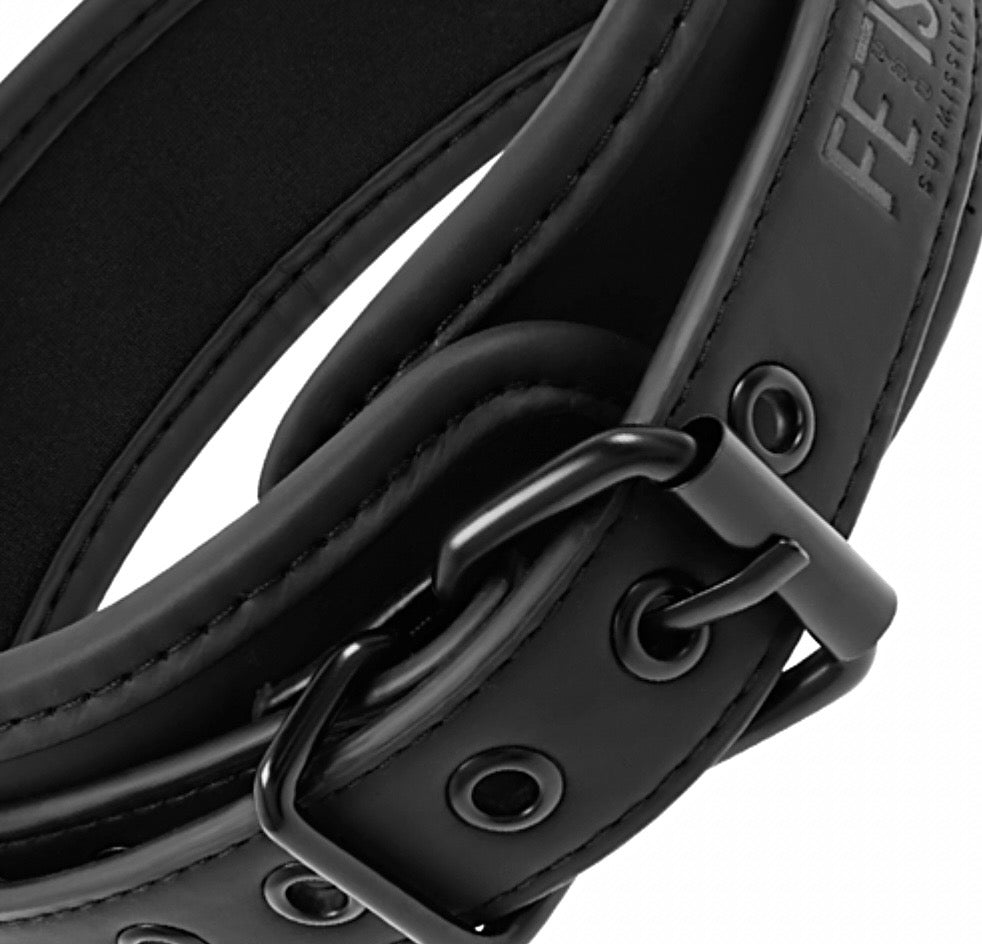 FETISH: Collar con cadena de neopreno