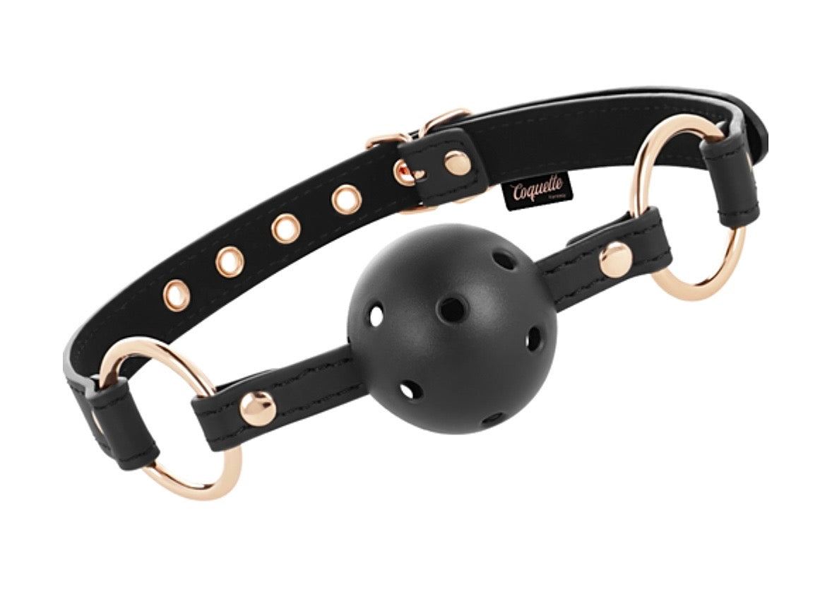 Mordaza Coquette Fantasy - Cuero vegano