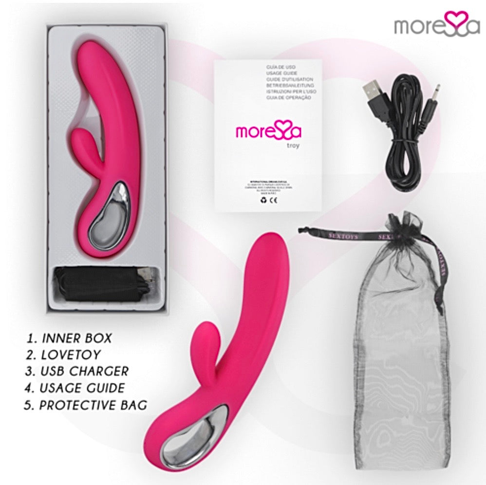 Moressa: TROY- Masajeador punto G y clítoris