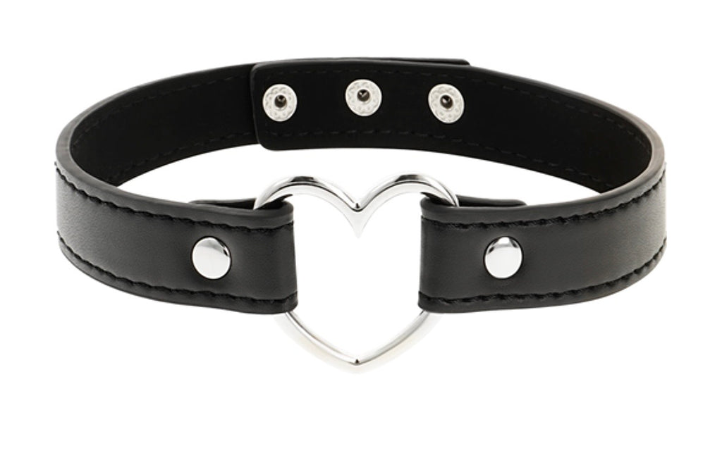 Collares choker Coquette de cuero vegano