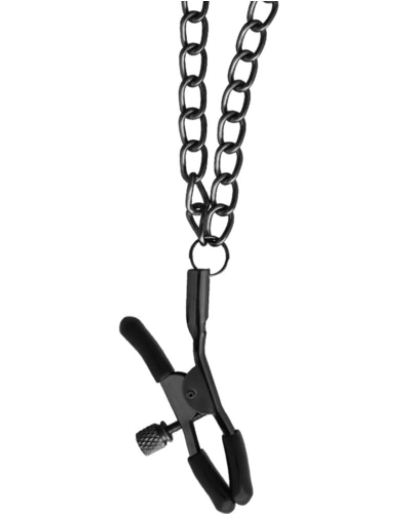 BEGME - Collar Bondage con pinzas pezones