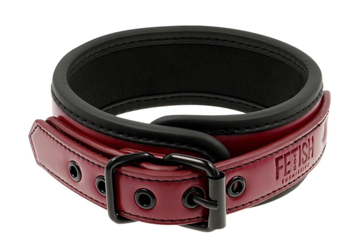 FETISH: Collar con cadena de neopreno