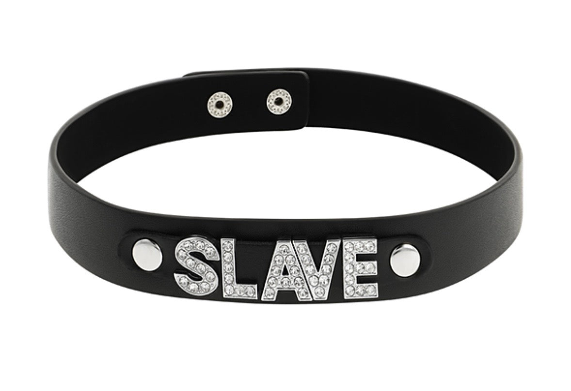 Coquette: Choker cuero vegano