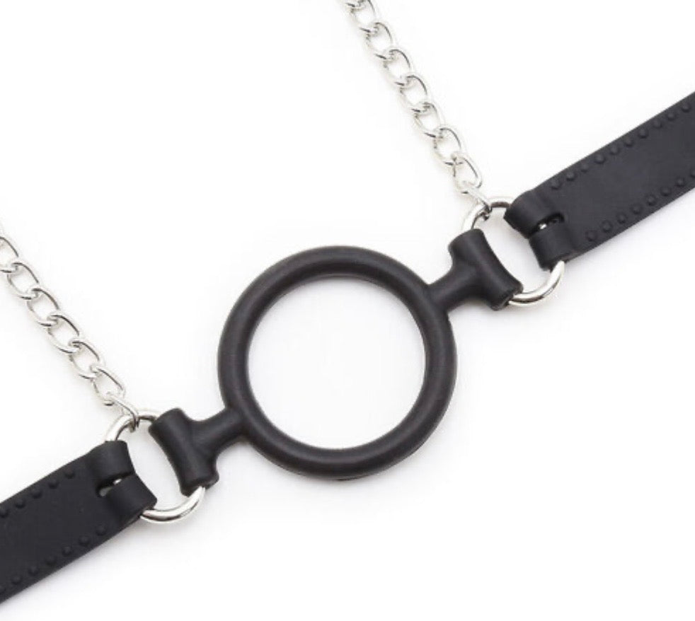 OHMAMA FETISH - Mordaza anilla con pinzas pezones