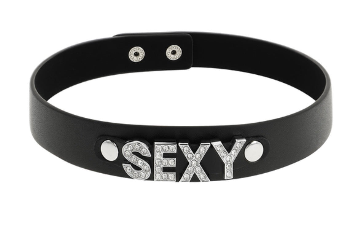 Coquette: Choker cuero vegano