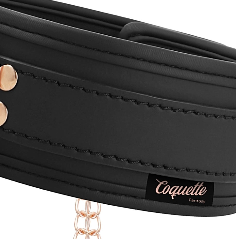 Coquette Fantasy: Collar BDSM con pinzas pezones