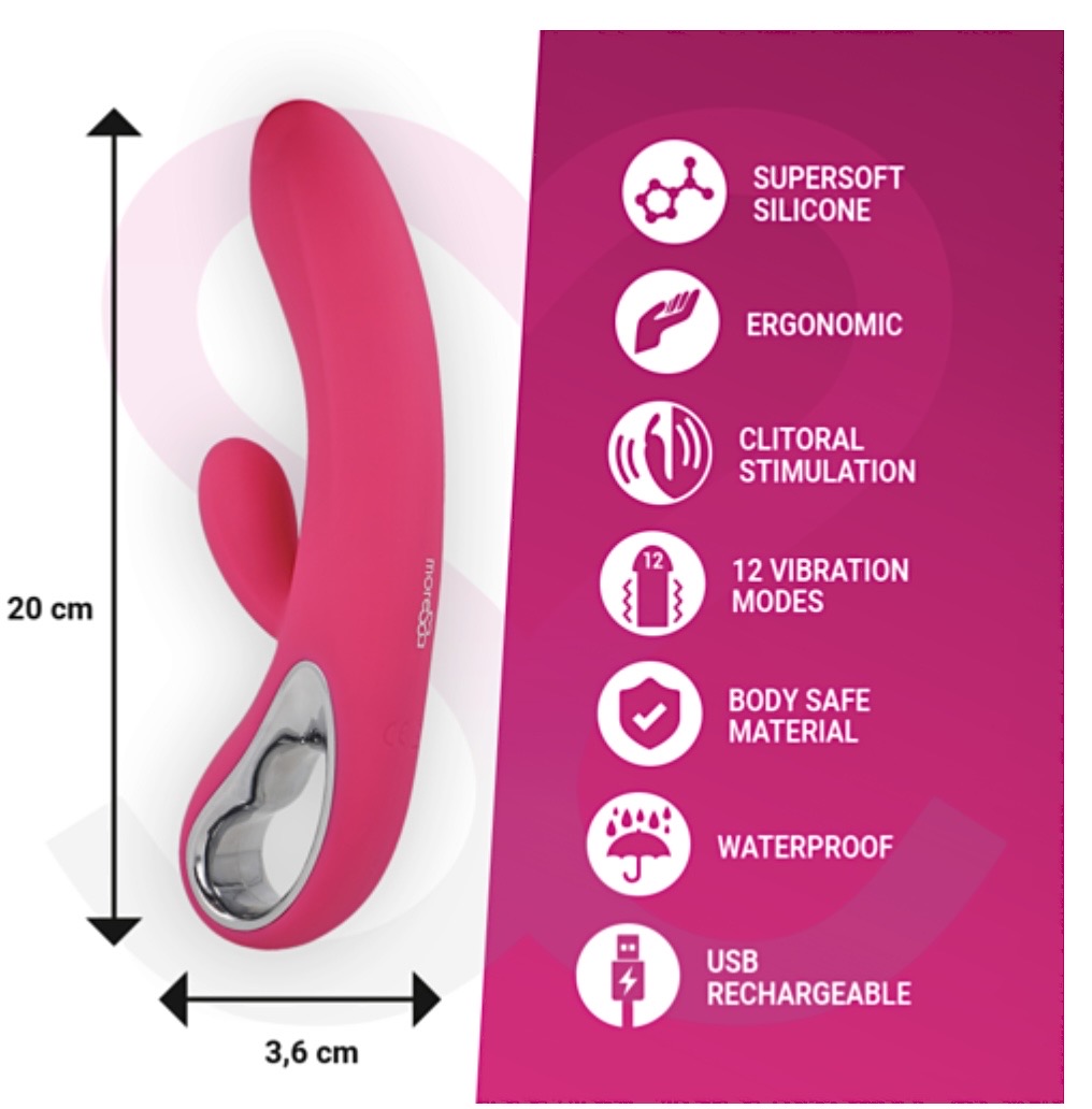 Moressa: TROY- Masajeador punto G y clítoris