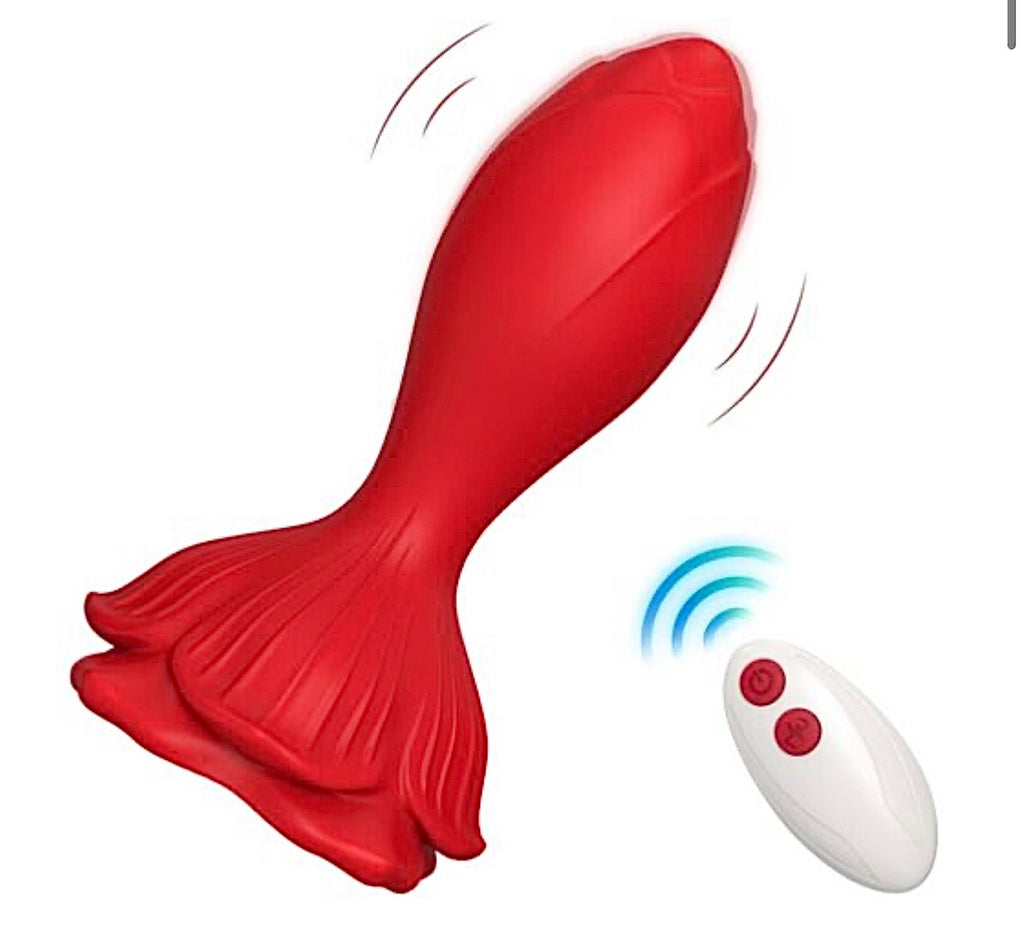 ARMONY - Plug anal de rosa control remoto