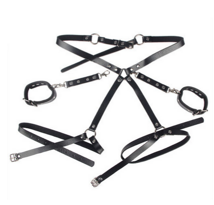 Arnés bondage SUBLIME con esposas
