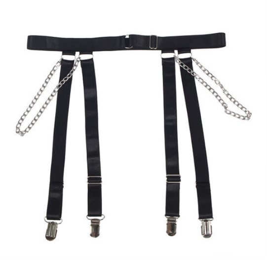 Body Subblime con Cadenas y Ligueros - Elegancia Seductora