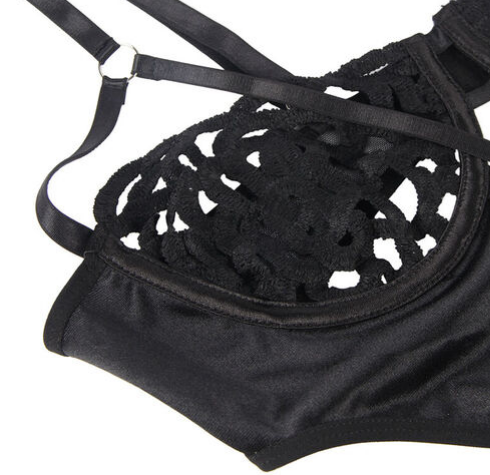 Body Subblime Sexy de Encaje Negro - Transparente y Sensual