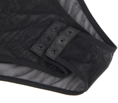 Body Subblime Sexy de Encaje Negro - Transparente y Sensual