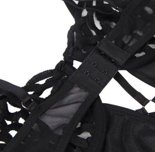 Body Subblime Sexy de Encaje Negro - Transparente y Sensual