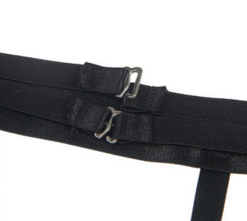 Body Subblime Negro con Liguero - Teddy con Escote Halter