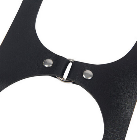 Arnés Subblime de Cuerpo Entero Negro con Hebillas