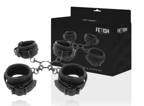 FETISH: Set esposas y tobilleras de neopreno