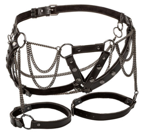 Arnés de Muslo Premium con Cadenas