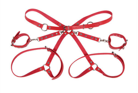 Arnés bondage SUBLIME con esposas