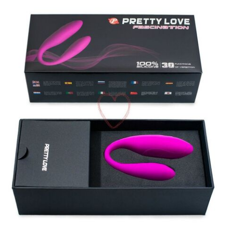 Vibrador Fascination en Forma de U - 30 Funciones