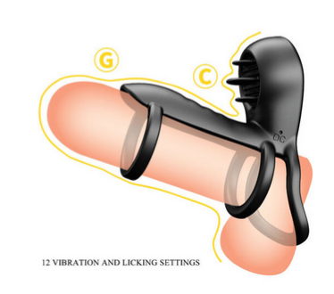 PRETTY LOVE - Cabestrillo vibrador para pene