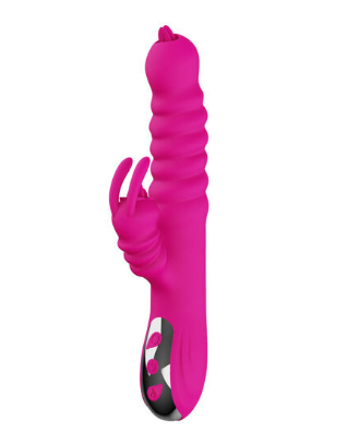 Vibrador Rabbit Doble Lengua Armony - 20 Modos Efecto Calor