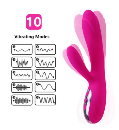 Vibrador Flexible Efecto Calor Armony - 10 vibraciones