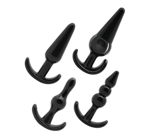 Kit Progresivo 4 Plugs Anales - Addicted Toys