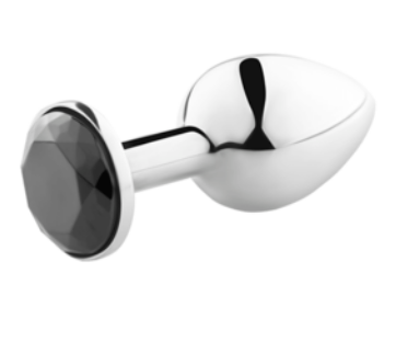 Plug Anal de Metal con Brillante - Aluminio Premium