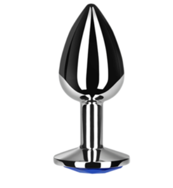 Plug Anal de Metal con Brillante - Aluminio Premium