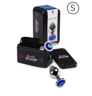 Plug Anal de Metal con Brillante - Aluminio Premium