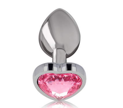Plug Anal de Metal con Joya corazon Intense