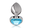 Plug Anal de Metal con Joya corazon Intense