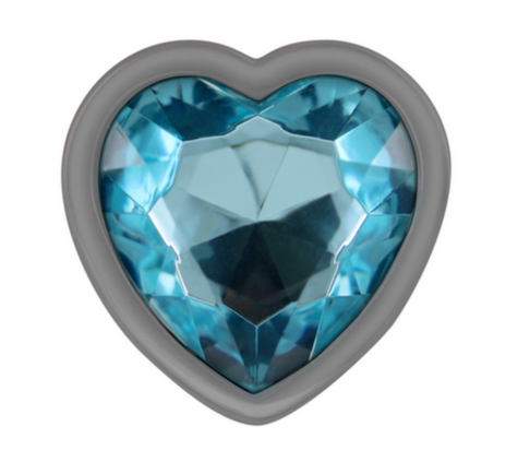 Plug Anal de Metal con Joya corazon Intense