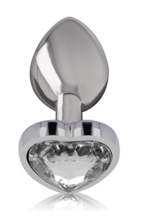Plug Anal de Metal con Joya corazon Intense