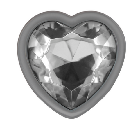 Plug Anal de Metal con Joya corazon Intense