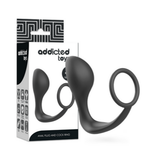Masajeador Anal con Anillo Addicted Toys