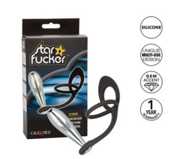 Plug Anal Star con Potenciador Doble