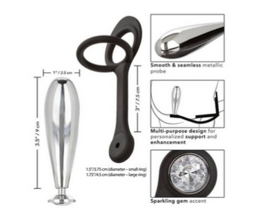 Plug Anal Star con Potenciador Doble