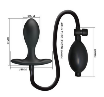 Plug Anal Inflable con Bomba - PRETTY LOVE