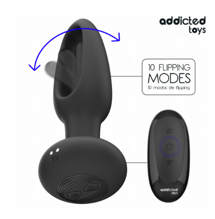 Estimulador Prostático con Lengua Vibradora - Control Remoto y 10 Modos