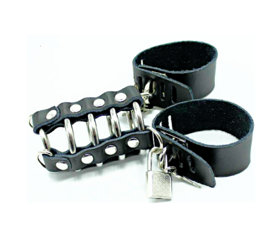 Jaula de Castidad Premium con Anillas Metálicas - Ohmama