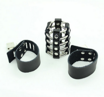 Jaula de Castidad Premium con Anillas Metálicas - Ohmama