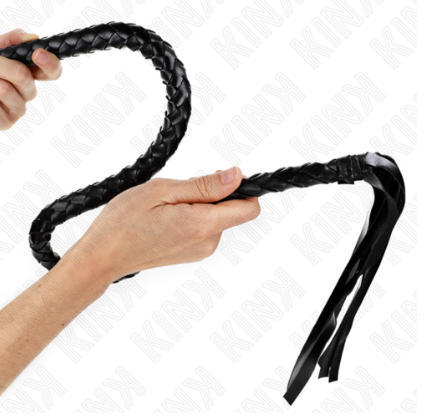 KINK - Látigo de Serpiente con Anillo de Mano Negro