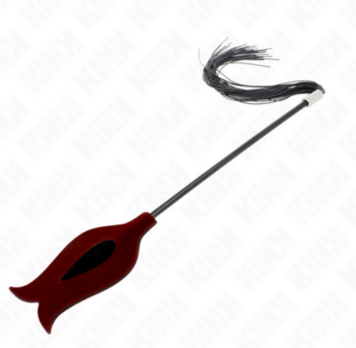 KINK - Látigo de Borla de Silicona con Forma de Rosa