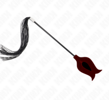 KINK - Látigo de Borla de Silicona con Forma de Rosa