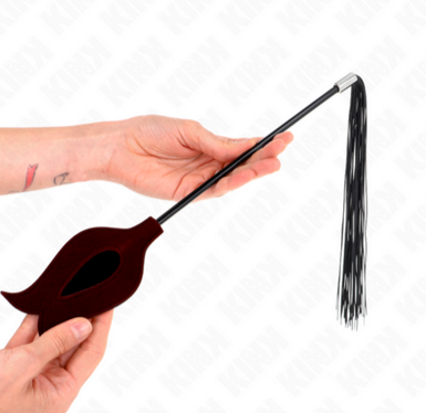 KINK - Látigo de Borla de Silicona con Forma de Rosa