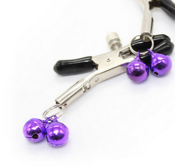 Pinzas para Pezones con Cascabeles - Ohmama Fetish